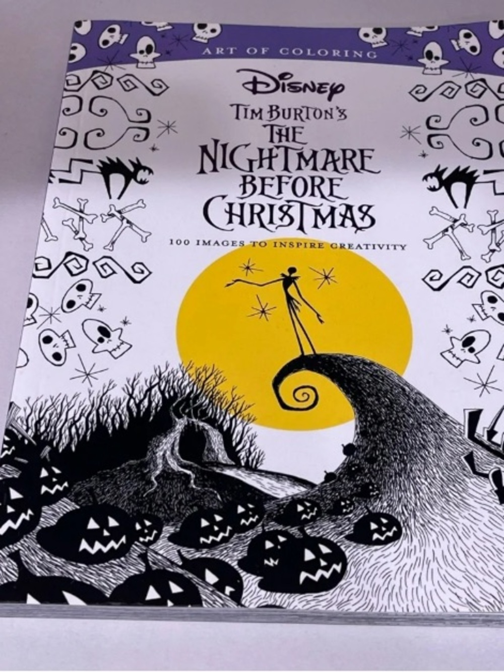 Disney Tim Burton's The Nightmare Before Christmas Coloring Book - Yellow Accent